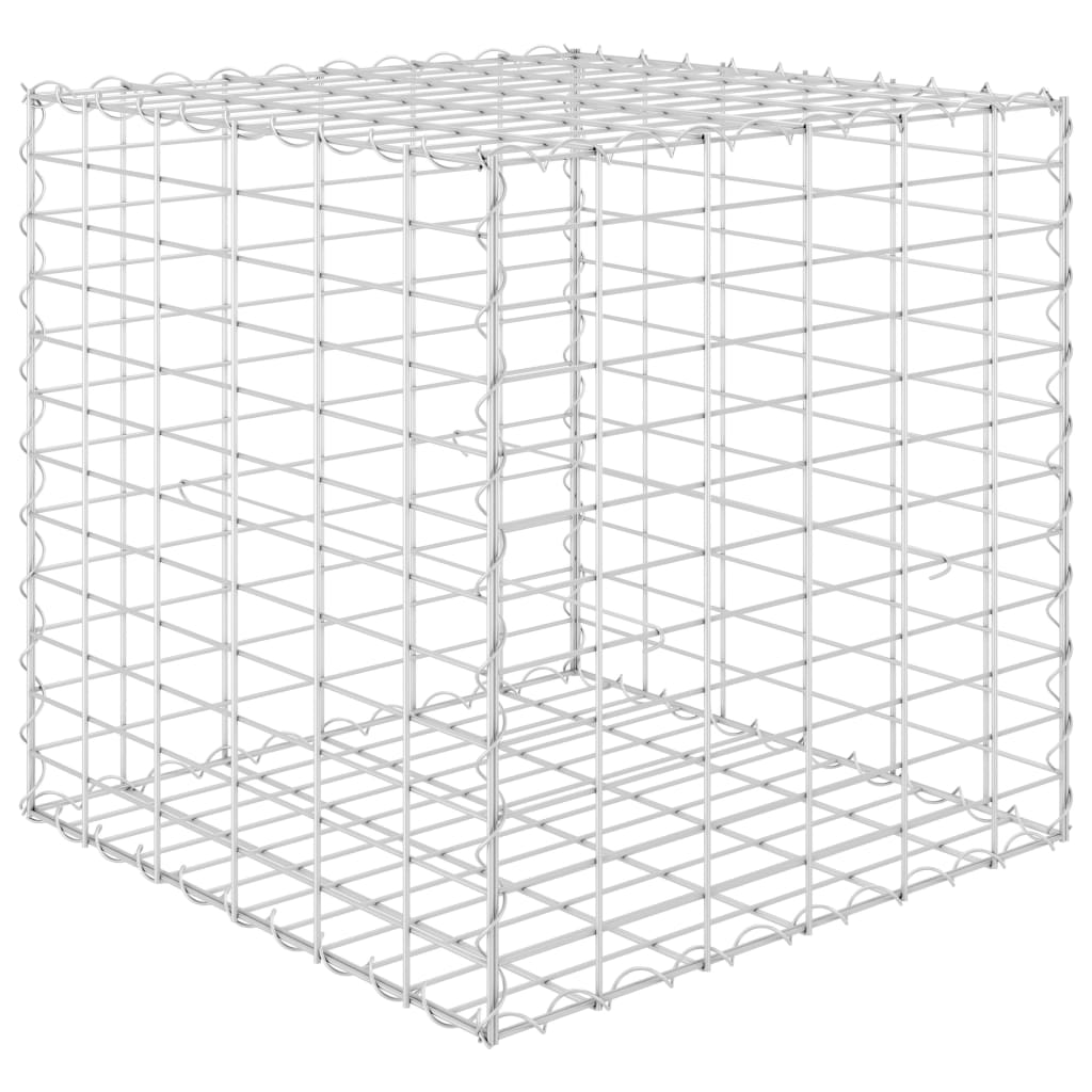 vidaXL Cube Gabion Raised Bed Steel Wire 23.6"x23.6"x23.6"