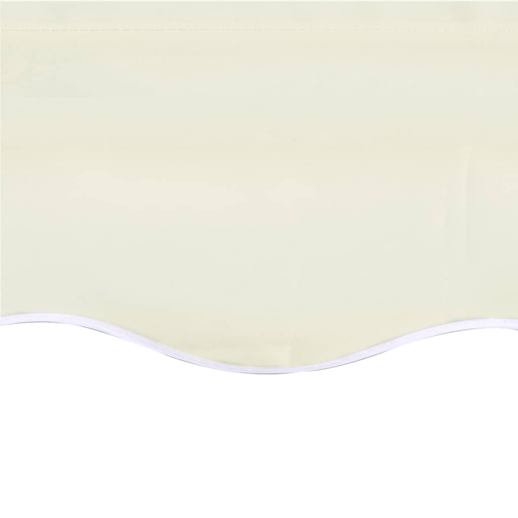 vidaXL Awning Top Sunshade Canvas Cream 137.8"x98.4"