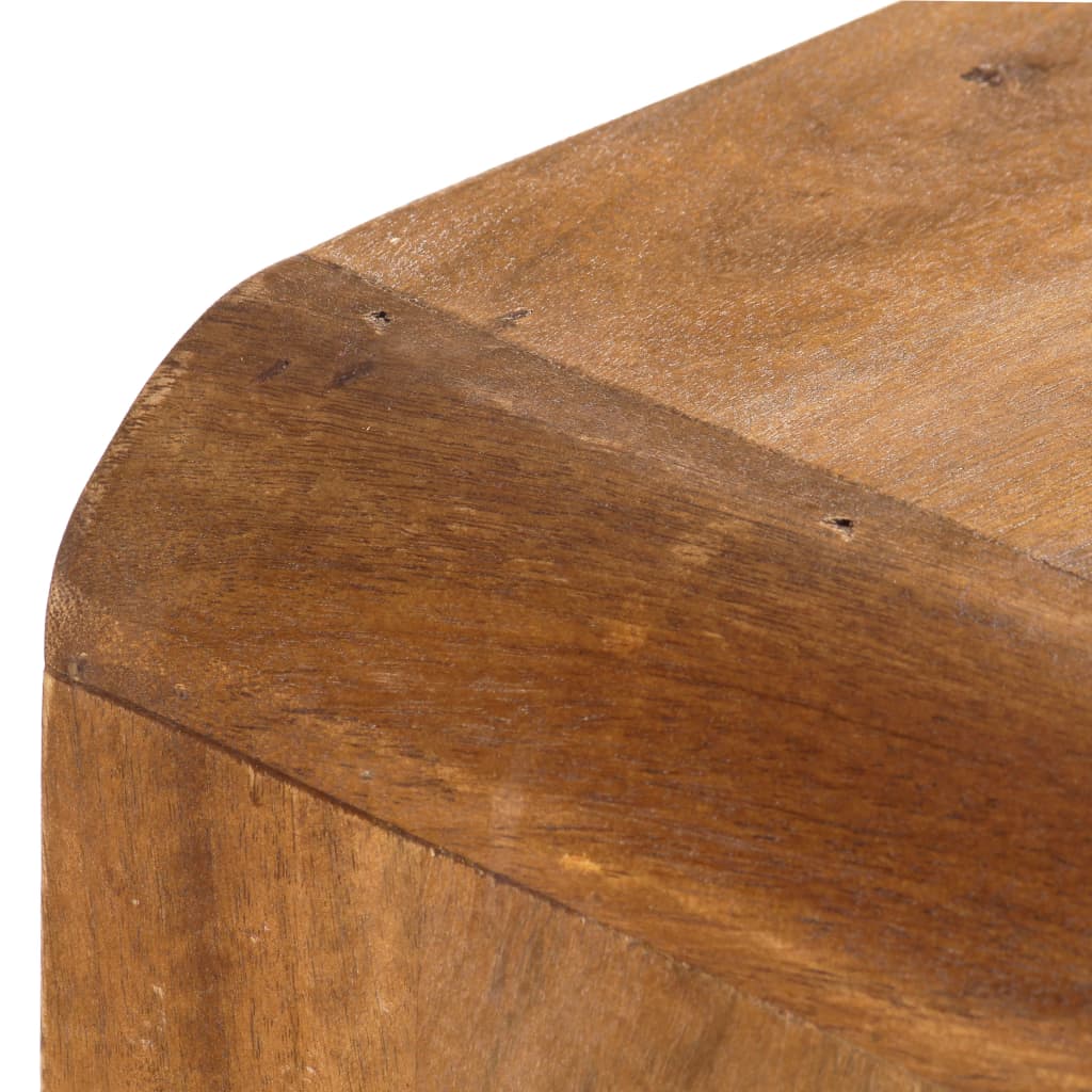 vidaXL TV Cabinet 35.4"x13.8"x18.5" Solid Mango Wood
