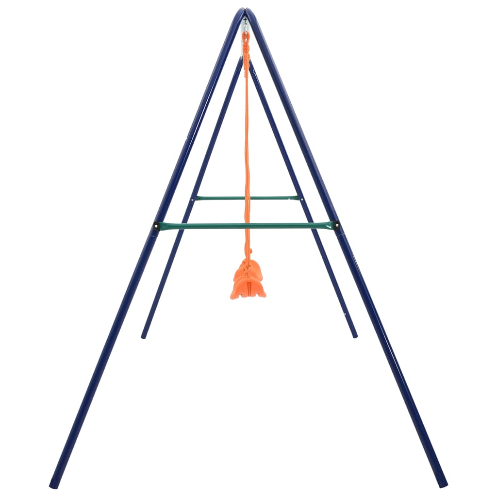 vidaXL Swing Set with 2 Seats Steel