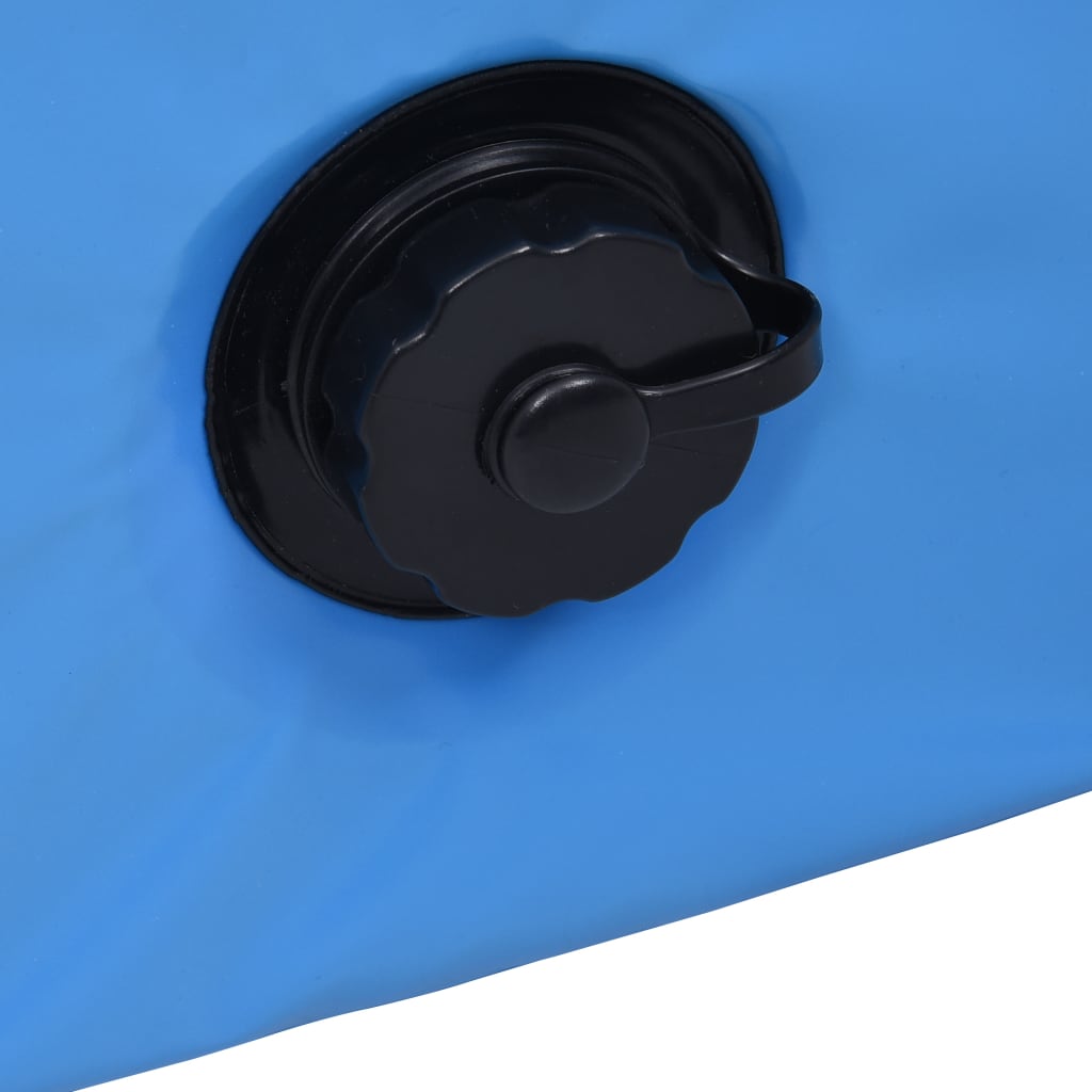 vidaXL Foldable Dog Swimming Pool Blue 31.5"x7.9" PVC