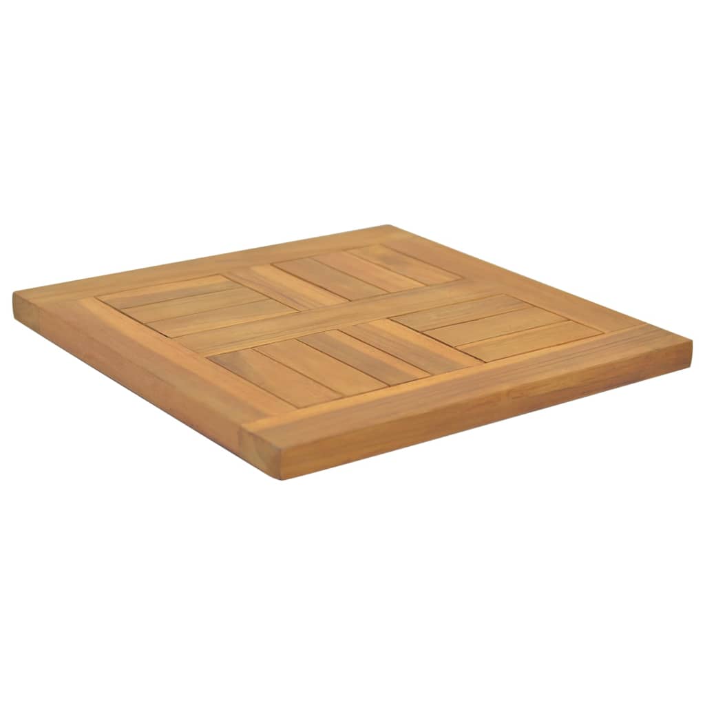 vidaXL Square Table Top 15.7"x15.7"x1" Solid Wood Teak