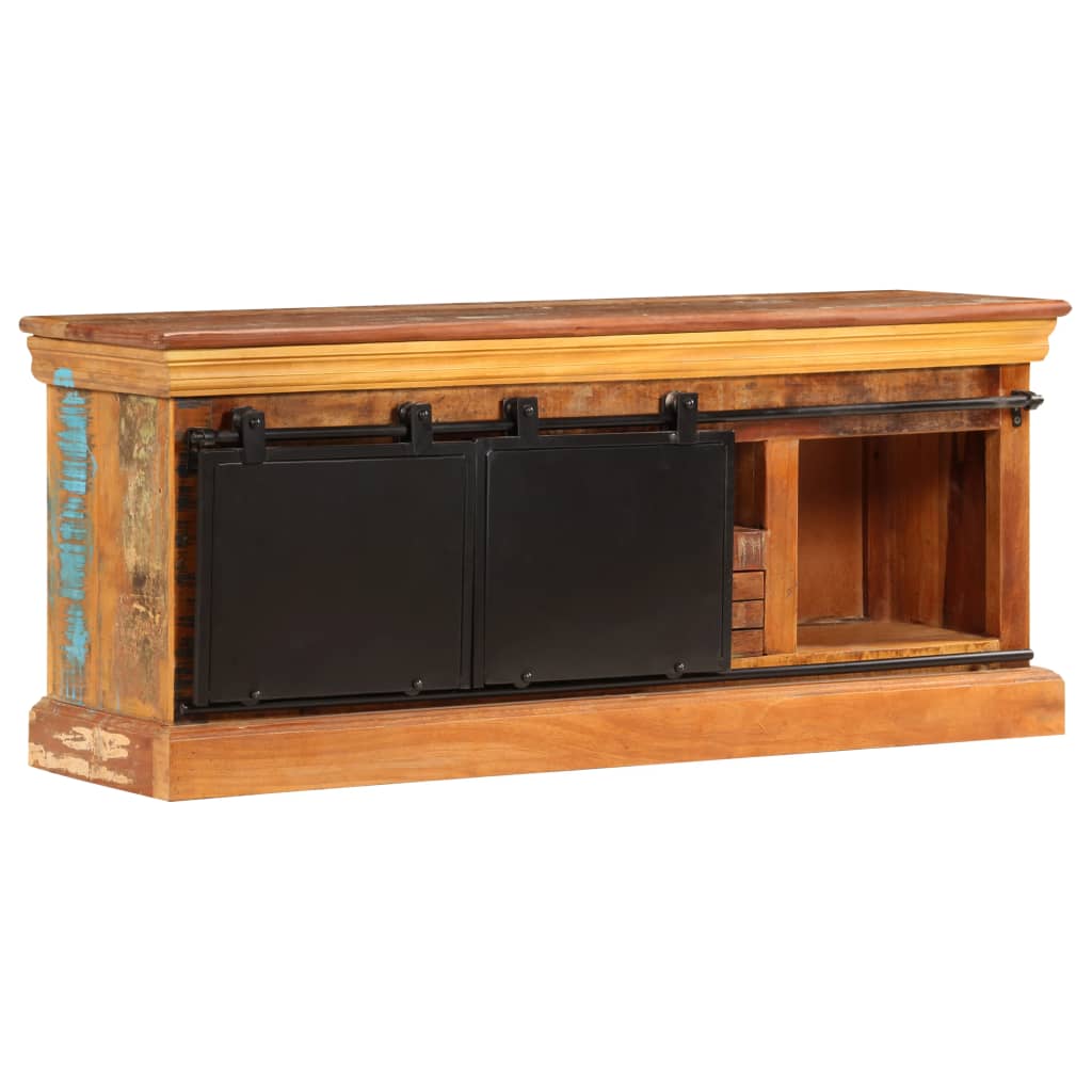 vidaXL TV Stand 43.3"x11.8"x17.7" Solid Wood Reclaimed