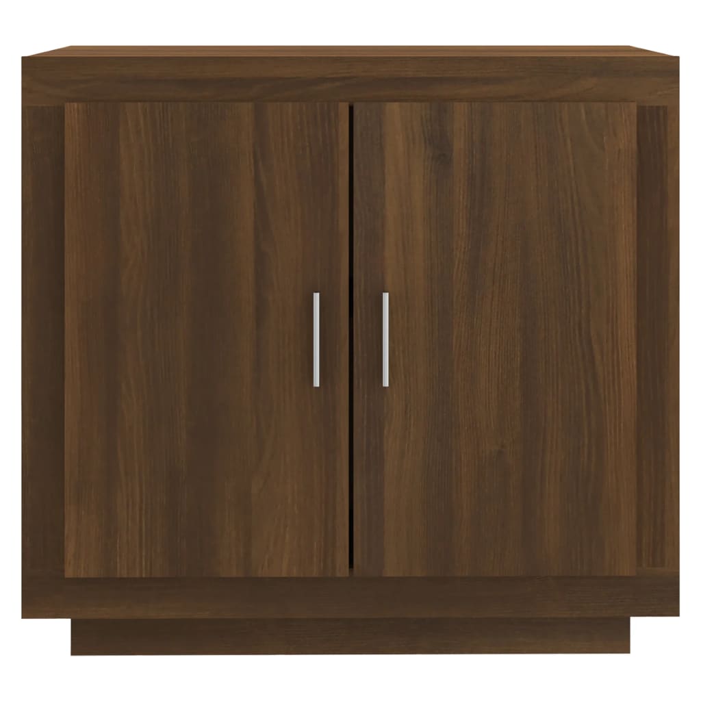 vidaXL Sideboard Brown Oak 31.5"x15.7"x29.5" Engineered Wood
