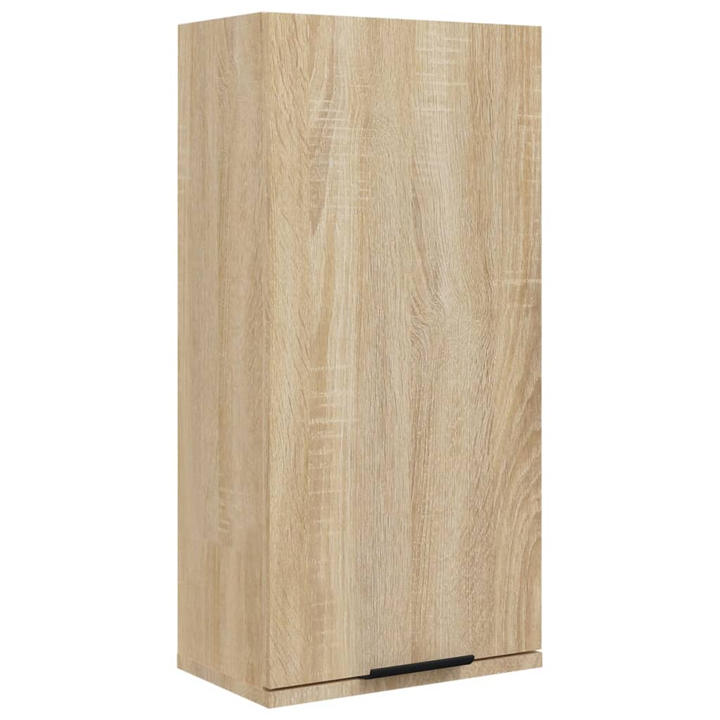 vidaXL Wall-mounted Bathroom Cabinet Sonoma Oak 12.6"x7.9"x26.4"