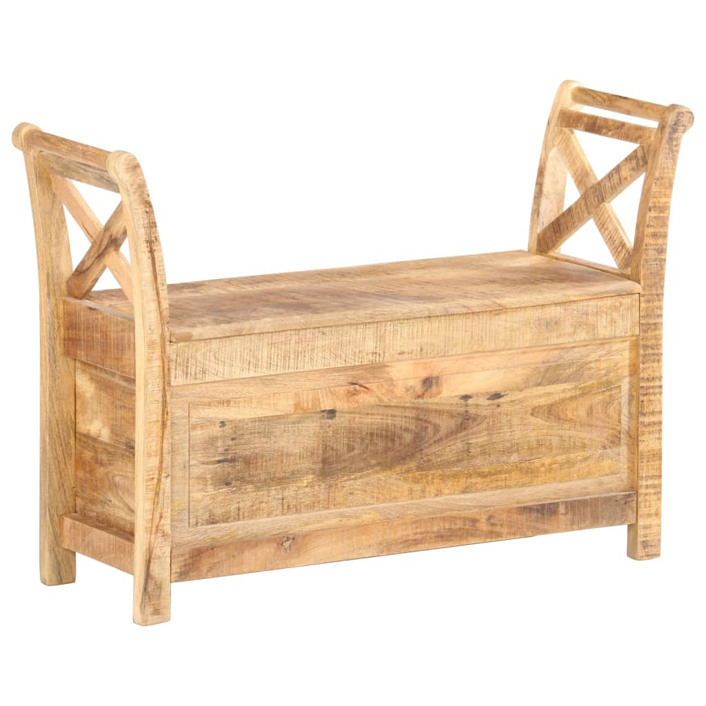 vidaXL Hall Bench 40.6"x13"x28.3" Solid Mango Wood