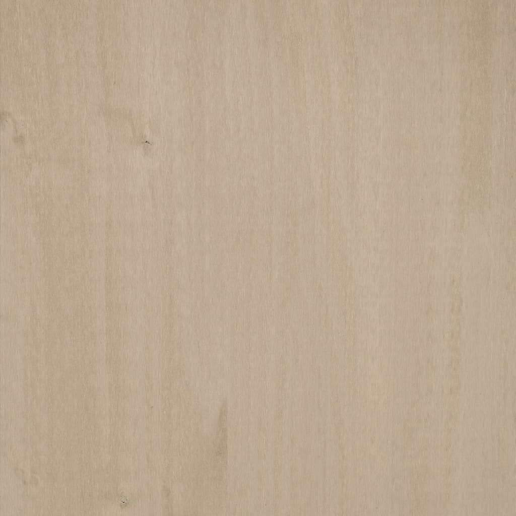 vidaXL Wardrobe HAMAR Honey Brown 35"x19.7"x70.9" Solid Wood Pine