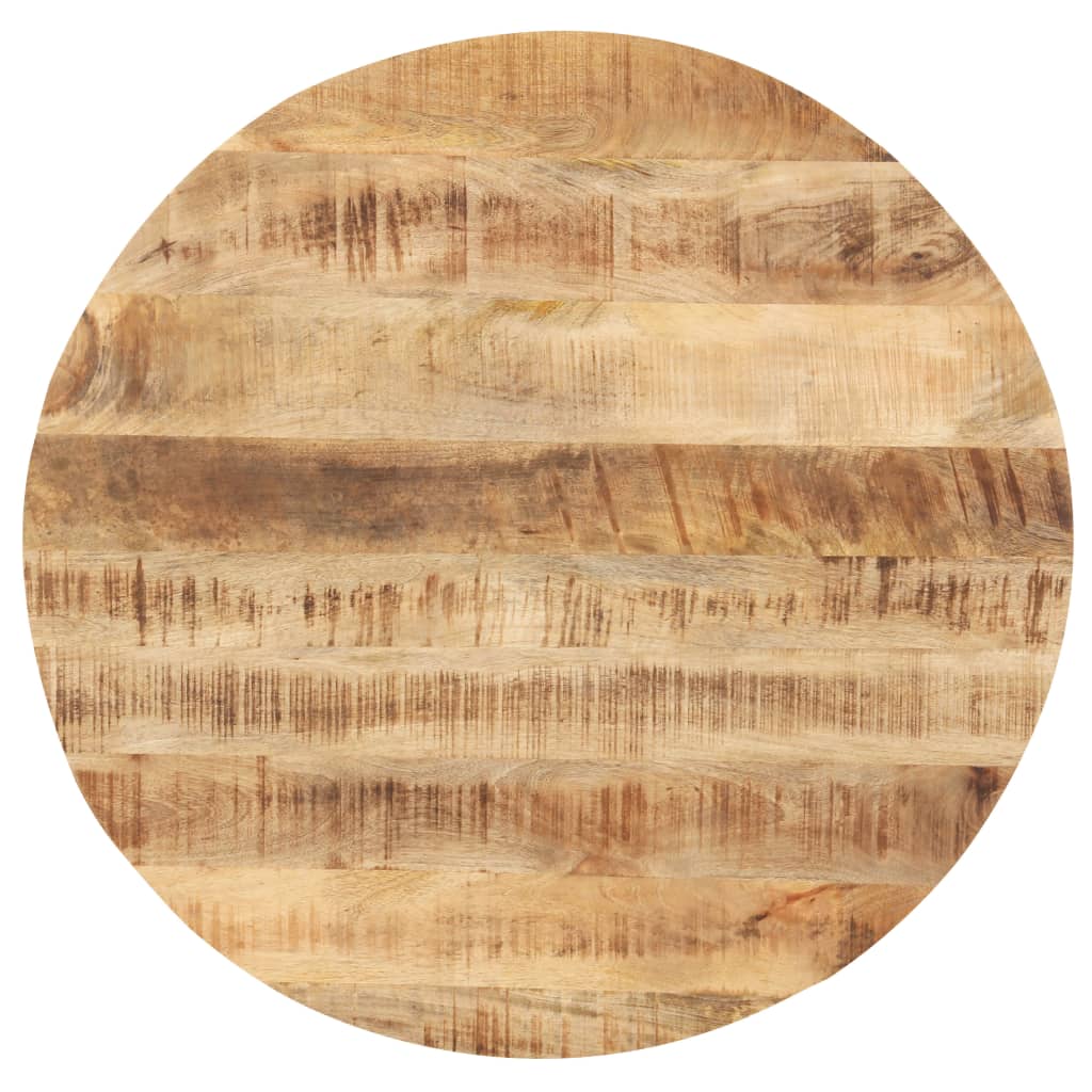vidaXL Table Top Ø23.6"x(0.98"-1.06") Solid Mango Wood