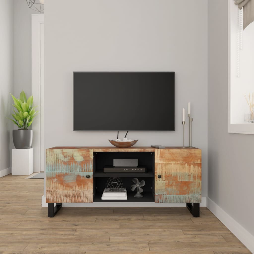 vidaXL TV Stand 41.3"x13"x18.1" Solid Wood Reclaimed