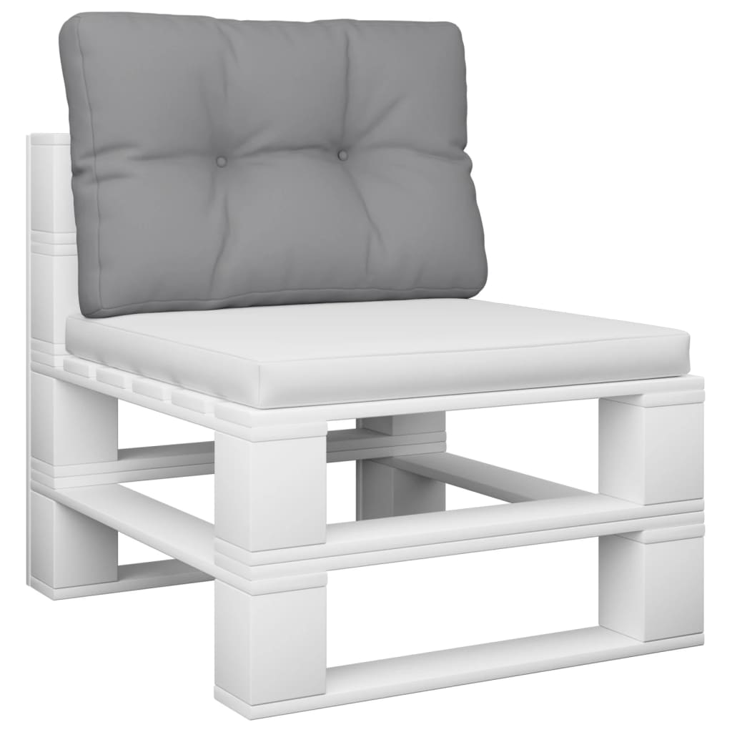 vidaXL Pallet Sofa Cushion Gray 23.6"x15.7"x3.9"