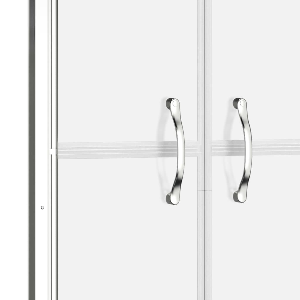 vidaXL Shower Door Half Frosted ESG 35.8"x74.8"