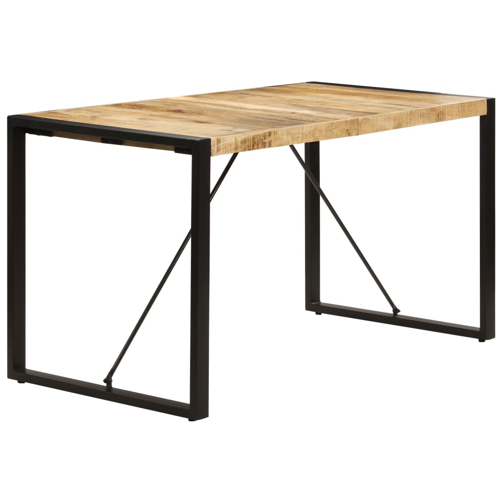 vidaXL Dining Table 55.1"x27.6"x29.5" Solid Mango Wood