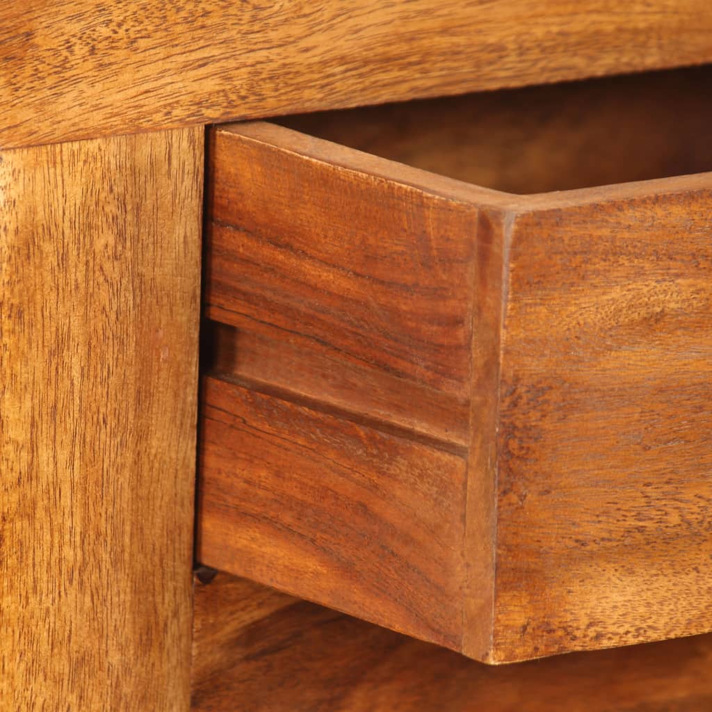 vidaXL Sideboard Solid Wood with Honey Finish 47.2"x11.8"x29.5"