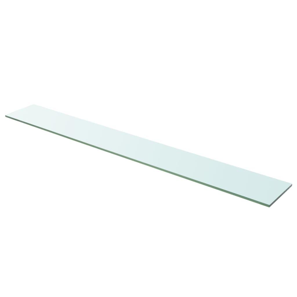 vidaXL Shelf Panel Glass Clear 43.3"x5.9"