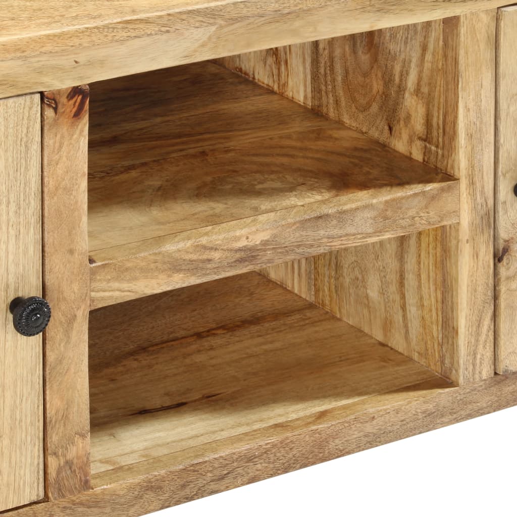 vidaXL Sideboard 39.4"x13.8"x23.6" Solid Mango Wood