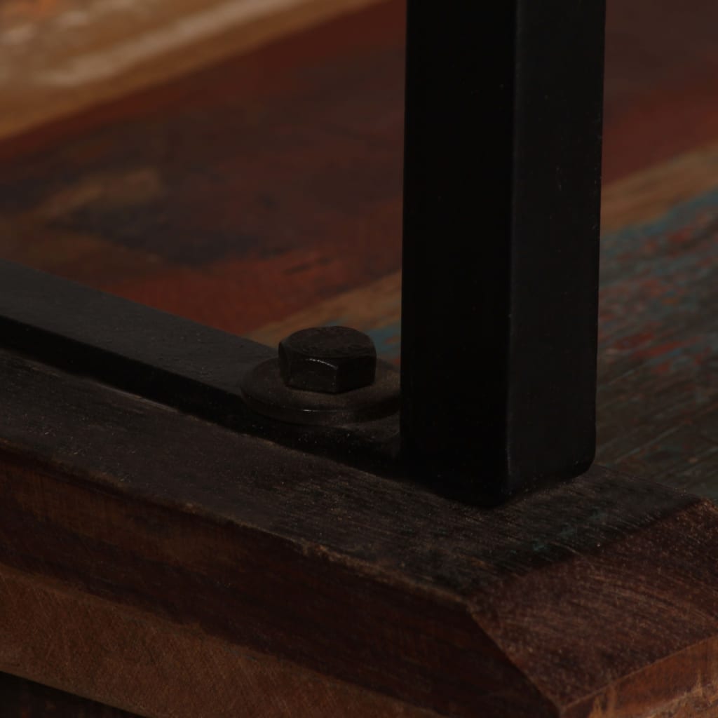vidaXL Sideboard with Shelves Solid Reclaimed Wood 25.6"x11.8"x70.9"