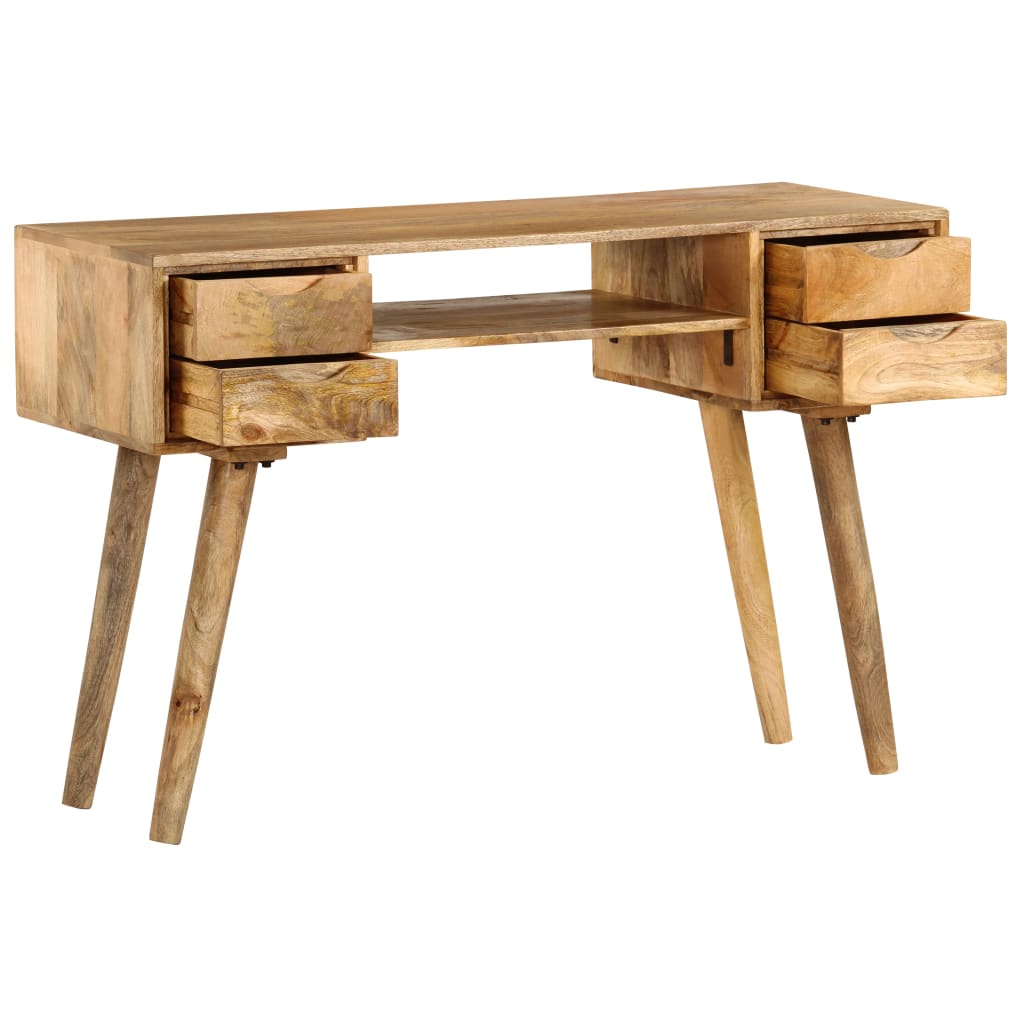 vidaXL Writing Desk Solid Mango Wood 45.3"x18.5"x29.9"