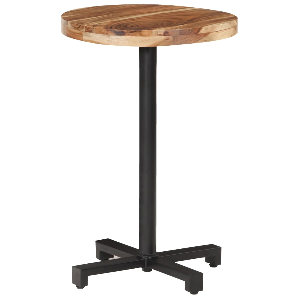 vidaXL Bistro Table Round Ø19.7"x29.5" Solid Acacia Wood