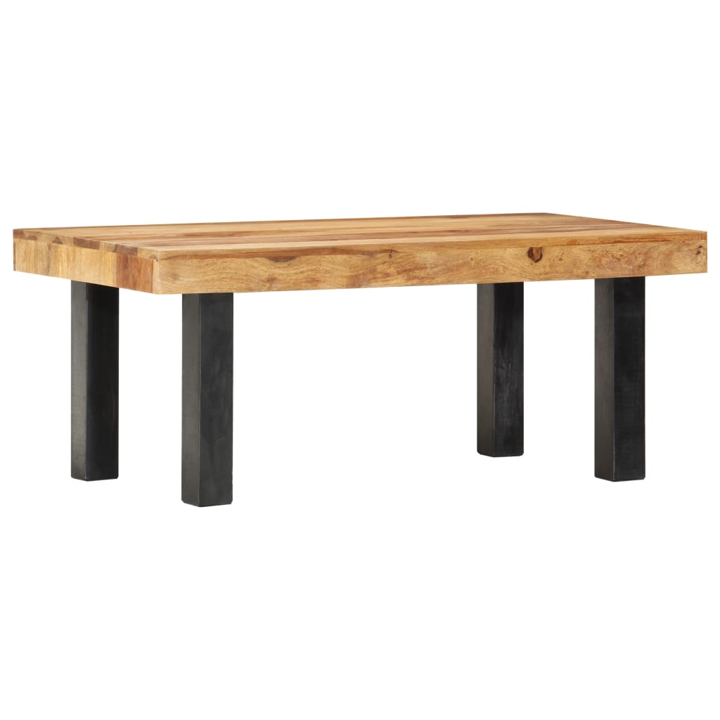 vidaXL Coffee Table 39.4"x19.7"x15.7" Solid Sheesham Wood