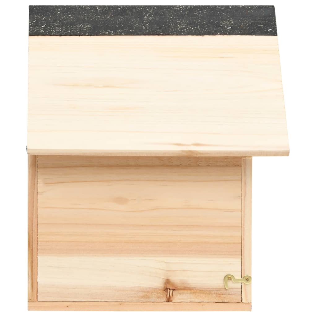 vidaXL Squirrel House Solid Firwood 10.2"x9.8"x11.4"