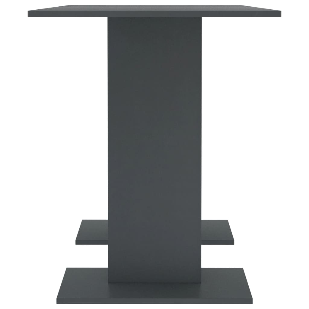 vidaXL Dining Table Grey 43.3"x23.6"x29.5" Chipboard