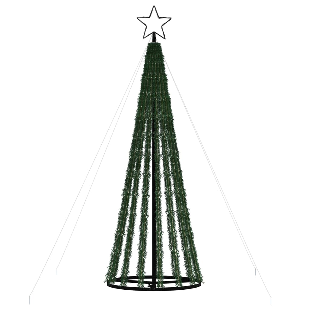 vidaXL Christmas Tree Light Cone 275 LEDs Colorful 70.9"