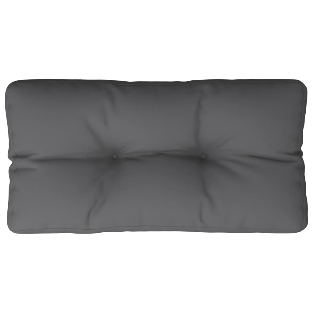 vidaXL Pallet Cushion Anthracite 27.6"x15.7"x4.7" Fabric