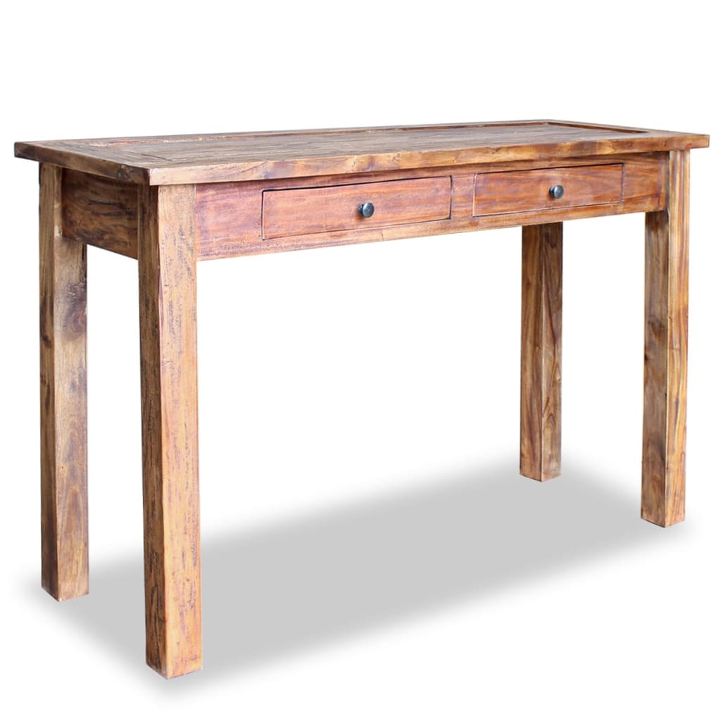 vidaXL Console Table Solid Reclaimed Wood 48.4"x16.5"x29.5"