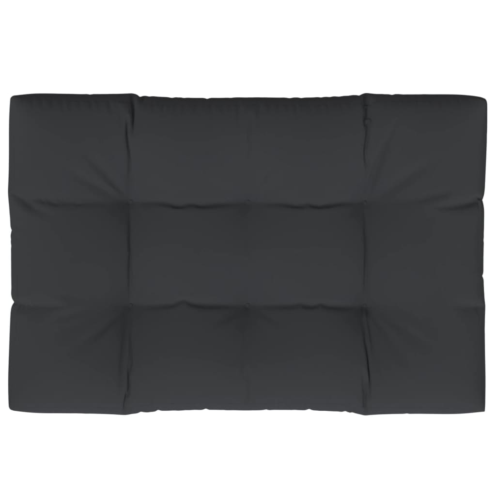 vidaXL Garden Seat Cushion Black 47.2"x31.5"x3.9" Fabric
