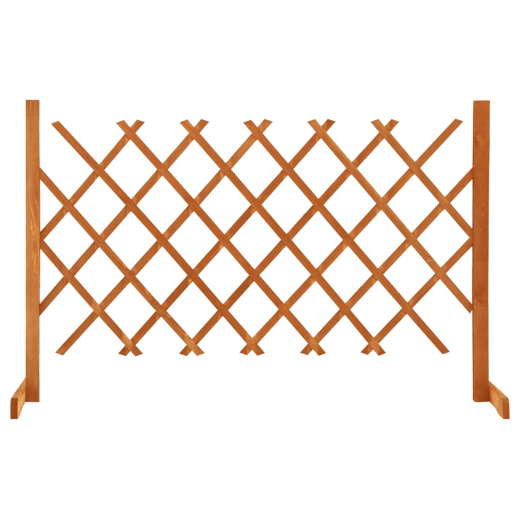 vidaXL Garden Trellis Fence Orange 47.2"x35.4" Solid Firwood