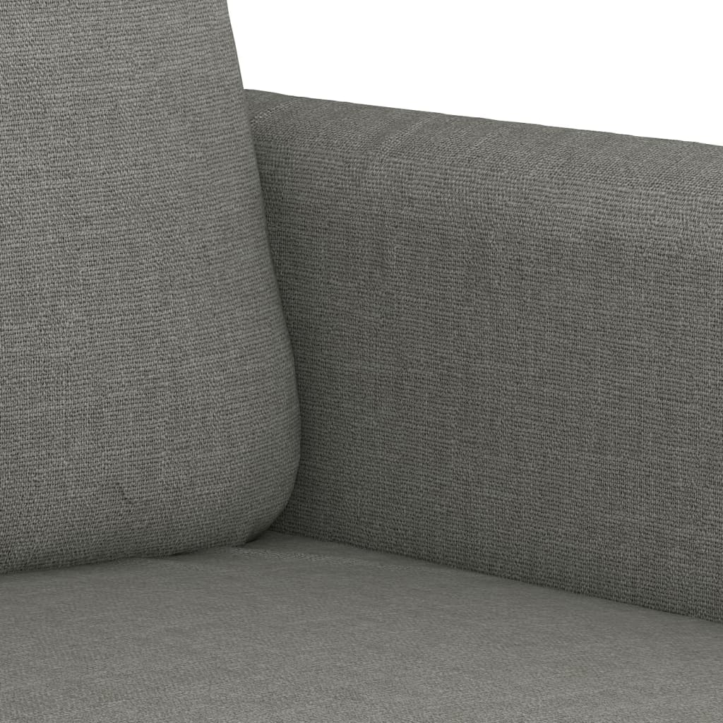 vidaXL Sofa Chair Dark Gray 23.6" Fabric