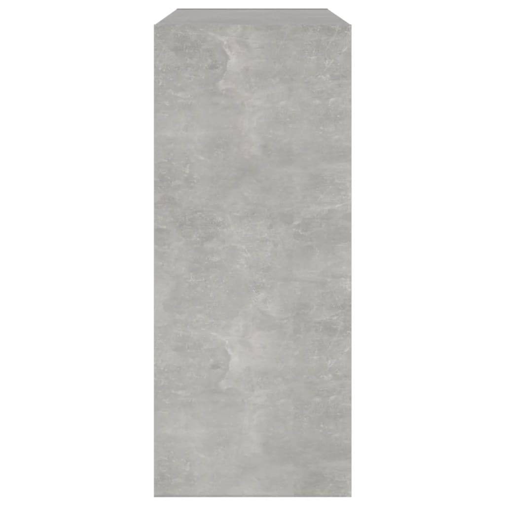 vidaXL Book Cabinet/Room Divider Concrete Gray 31.5"x11.8"x28.3"