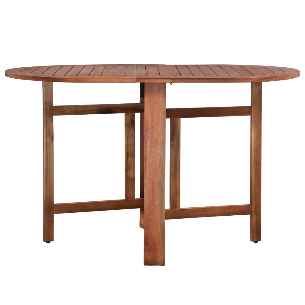 vidaXL Patio Table 47.2"x27.6"x29.1" Solid Acacia Wood