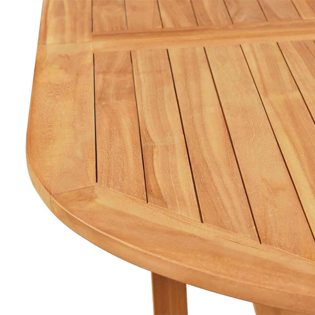 vidaXL 9 Piece Patio Dining Set with Cushions Solid Teak Wood