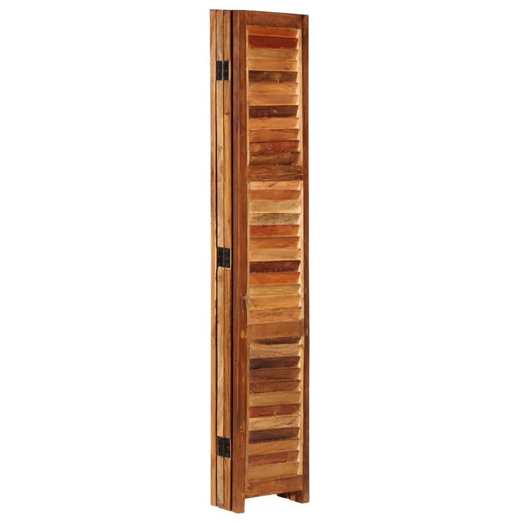 vidaXL Room Divider Solid Reclaimed Wood 66.9"