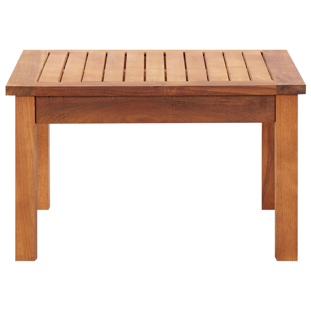 vidaXL Patio Coffee Table 23.6"x23.6"x14.2" Solid Acacia Wood