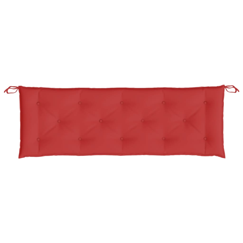 vidaXL Garden Bench Cushion Red 59.1"x19.7"x2.8" Oxford Fabric