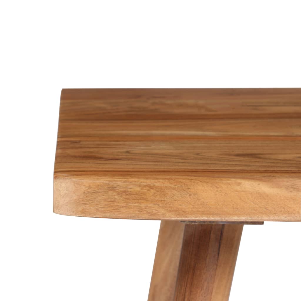 vidaXL Writing Table Solid Acacia Wood 43.3"x19.7"x29.9"