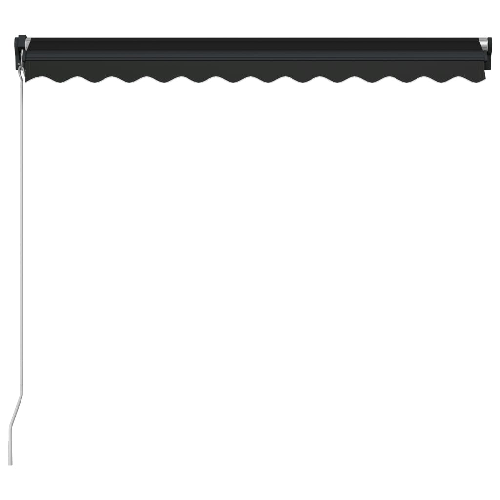 vidaXL Manual Retractable Awning 118.1"x98.4" Anthracite