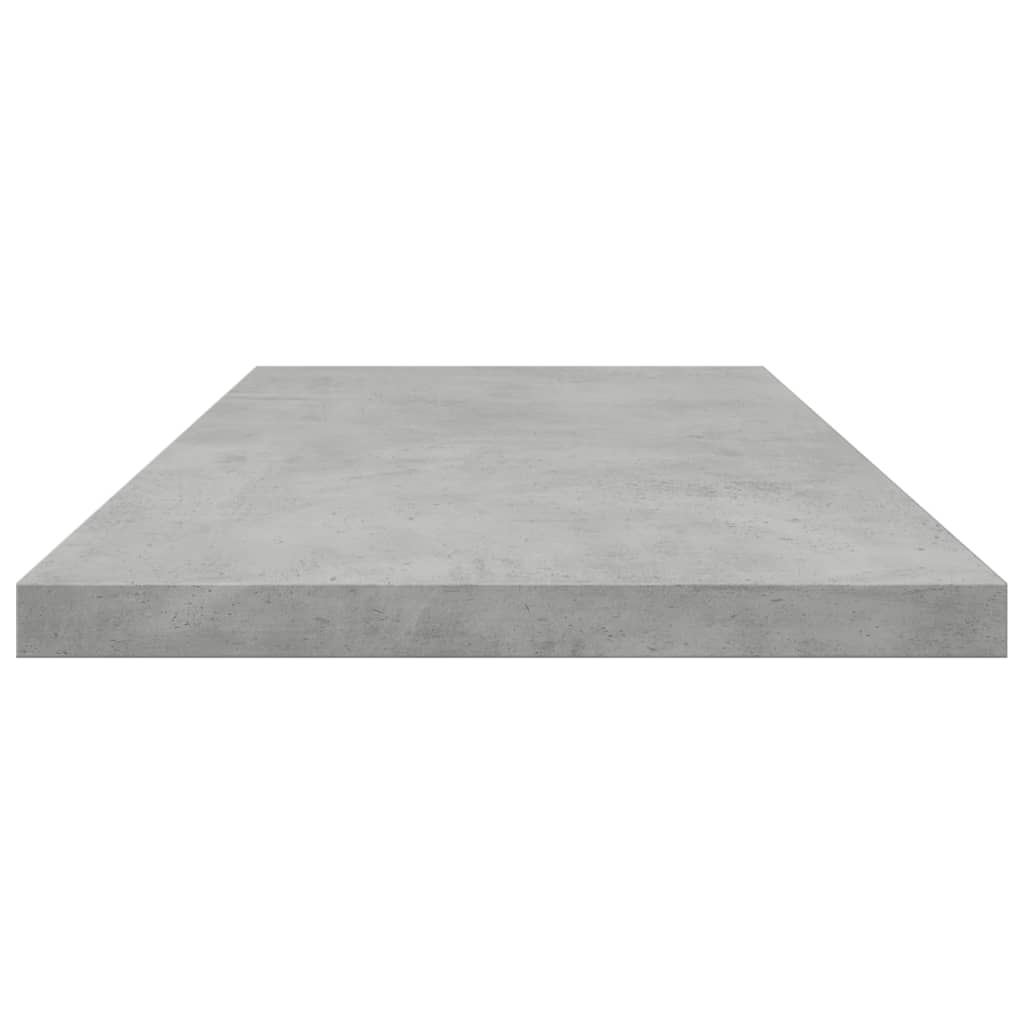 vidaXL Bookshelf Boards 4 pcs Concrete Gray 31.5"x7.9"x0.6" Engineered Wood
