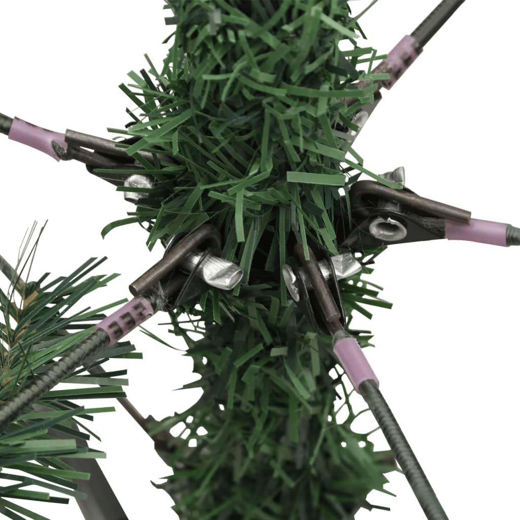 vidaXL Artificial Hinged Christmas Tree with Cones 70.9"