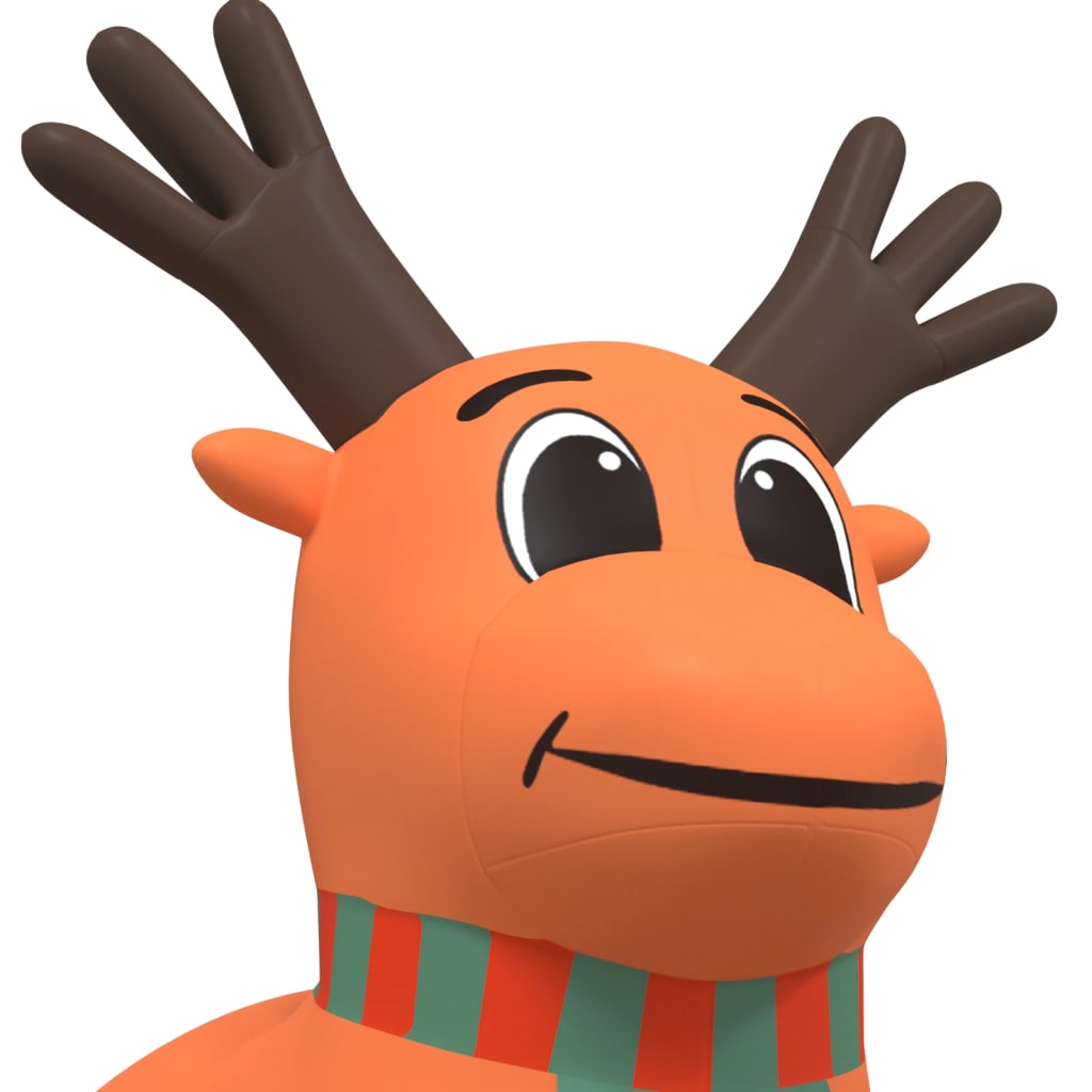 vidaXL Christmas Inflatable Reindeer with LEDs 196.9"