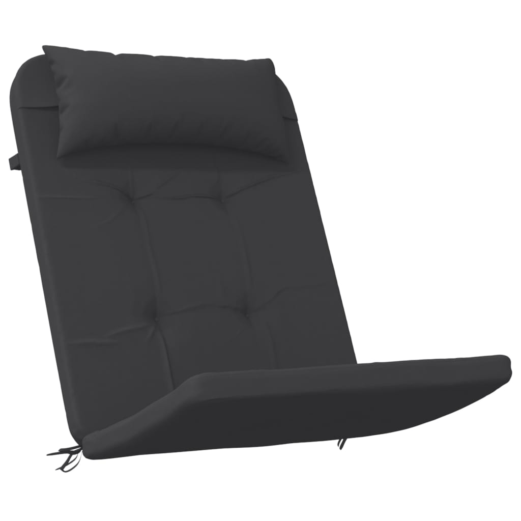 vidaXL Adirondack Chair Cushions 2 pcs Black Oxford Fabric