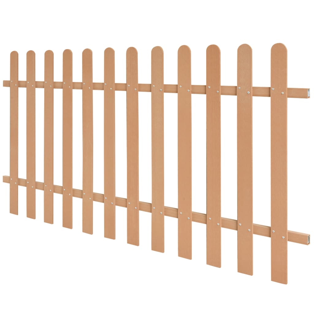 vidaXL Picket Fence WPC 78.7"x39.4"