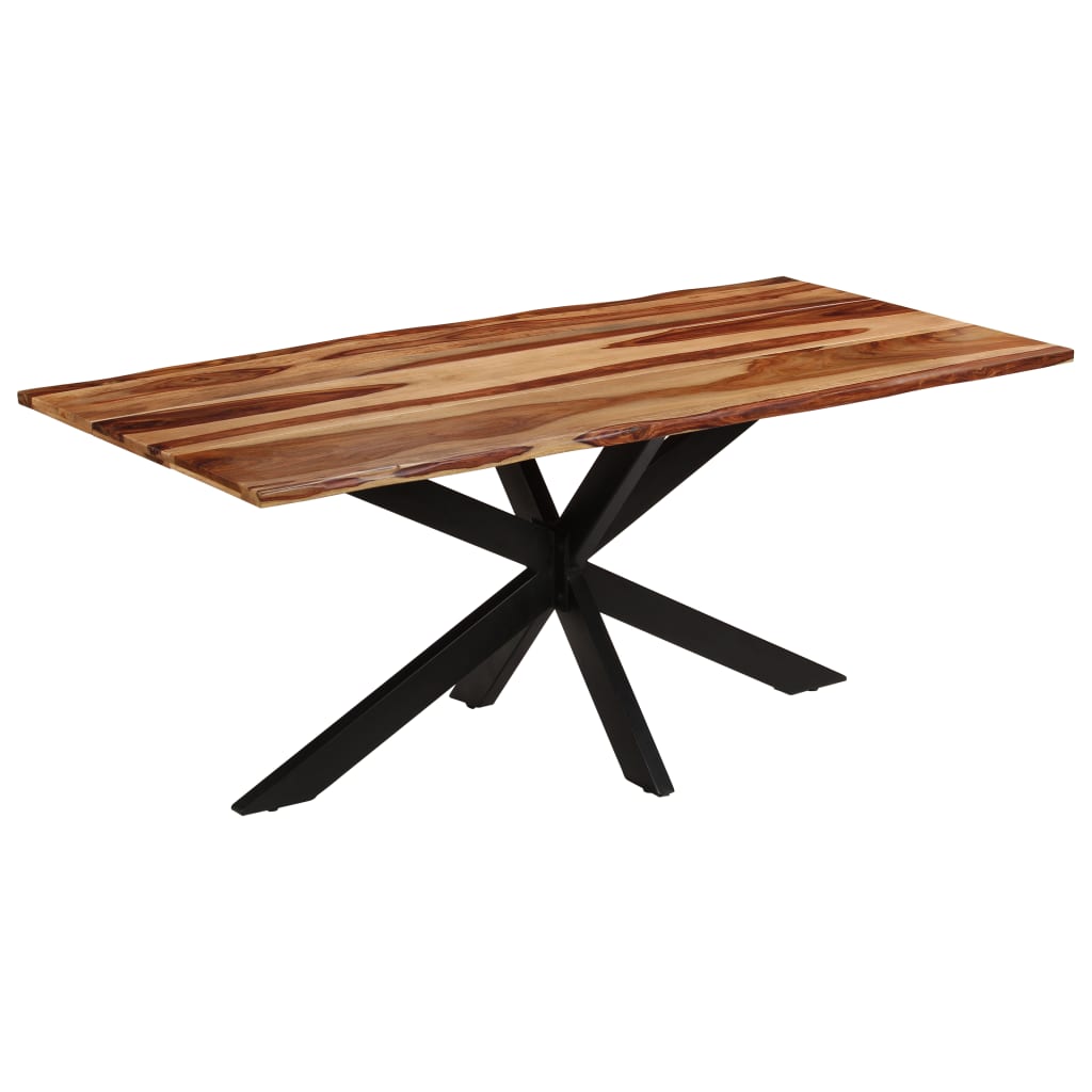 vidaXL Dining table 70.9"x35.4"x29.9"Solid Sheesham Wood
