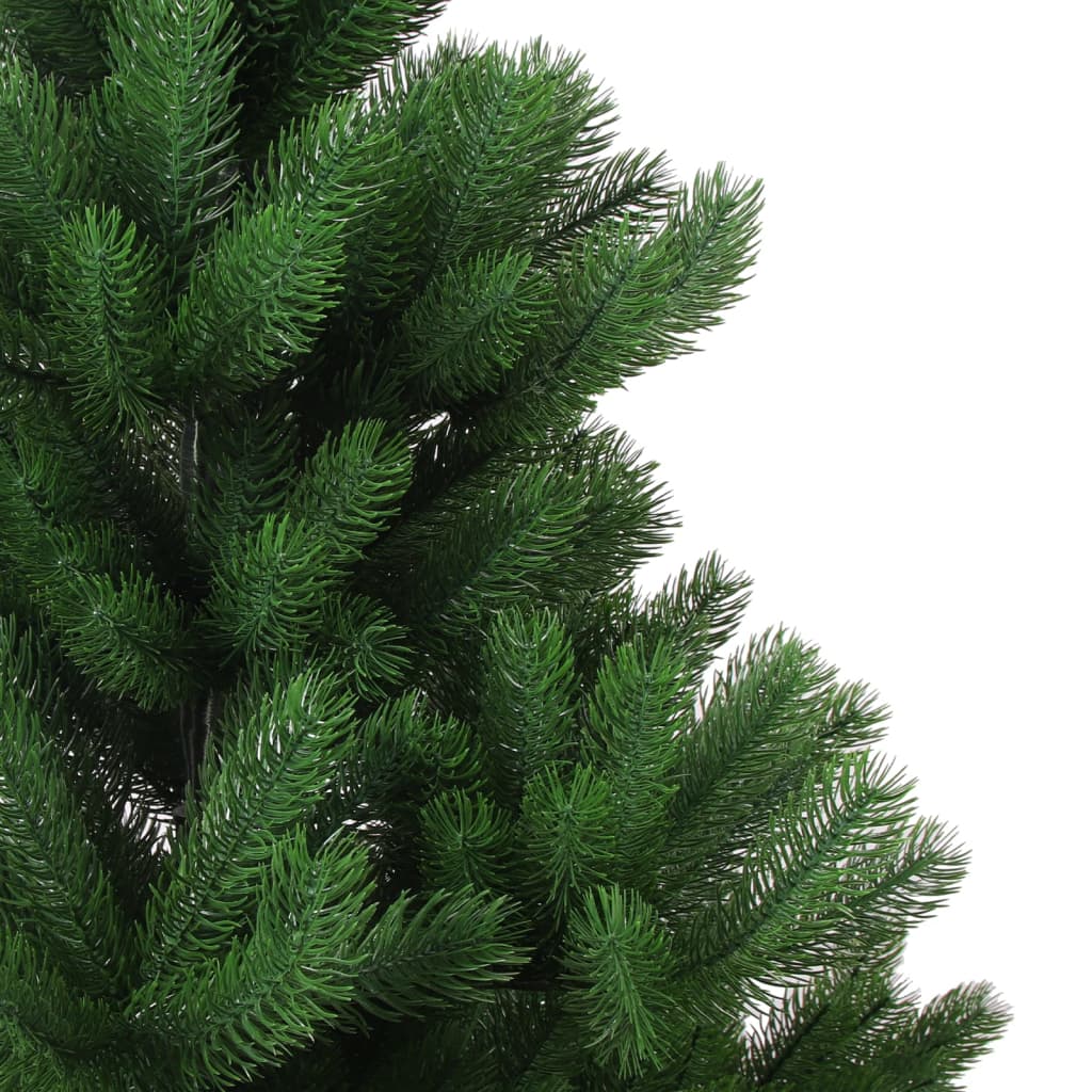 vidaXL Nordmann Fir Artificial Pre-lit Christmas Tree Green 82.7"