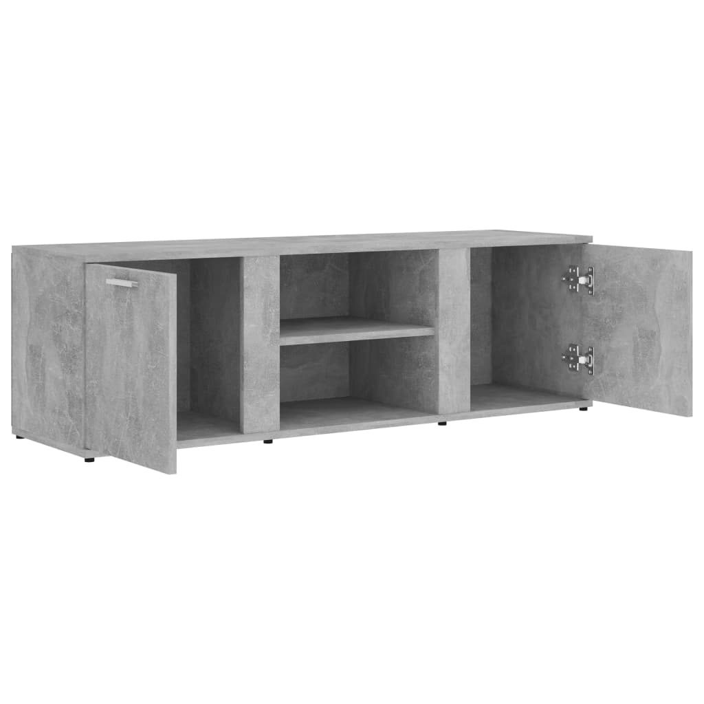 vidaXL TV Stand Concrete Gray 47.2"x13.4"x14.6" Engineered Wood