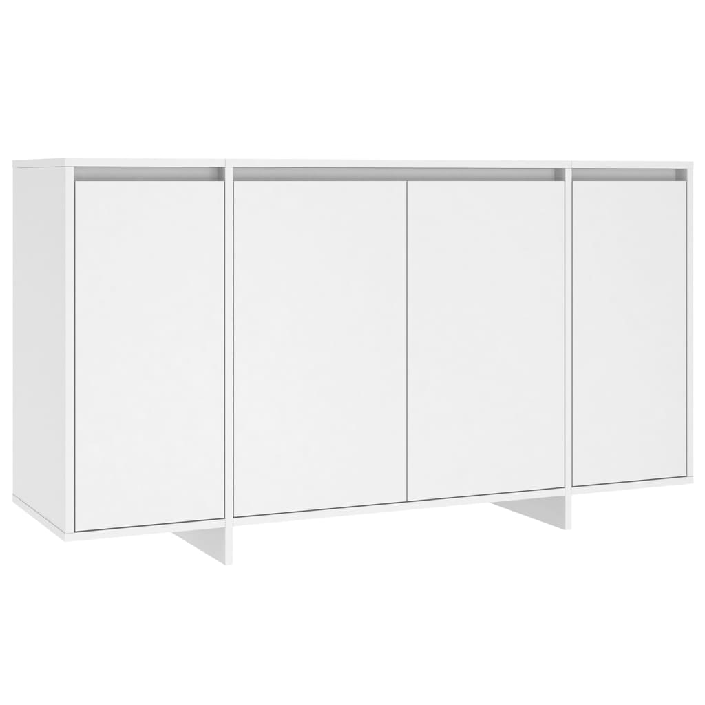 vidaXL Sideboard White 53.1"x16.1"x29.5" Engineered Wood
