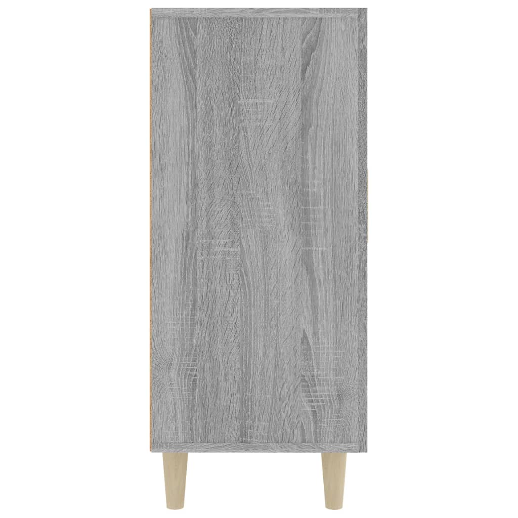 vidaXL Sideboard Gray Sonoma 35.4"x13.4"x31.5" Engineered Wood