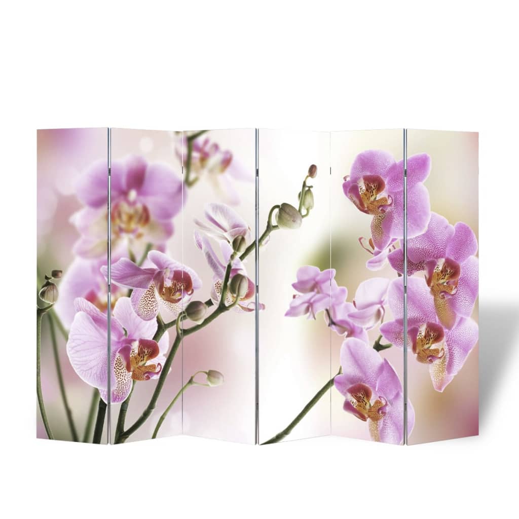 vidaXL Folding Room Divider 85.4"x66.9" Flower